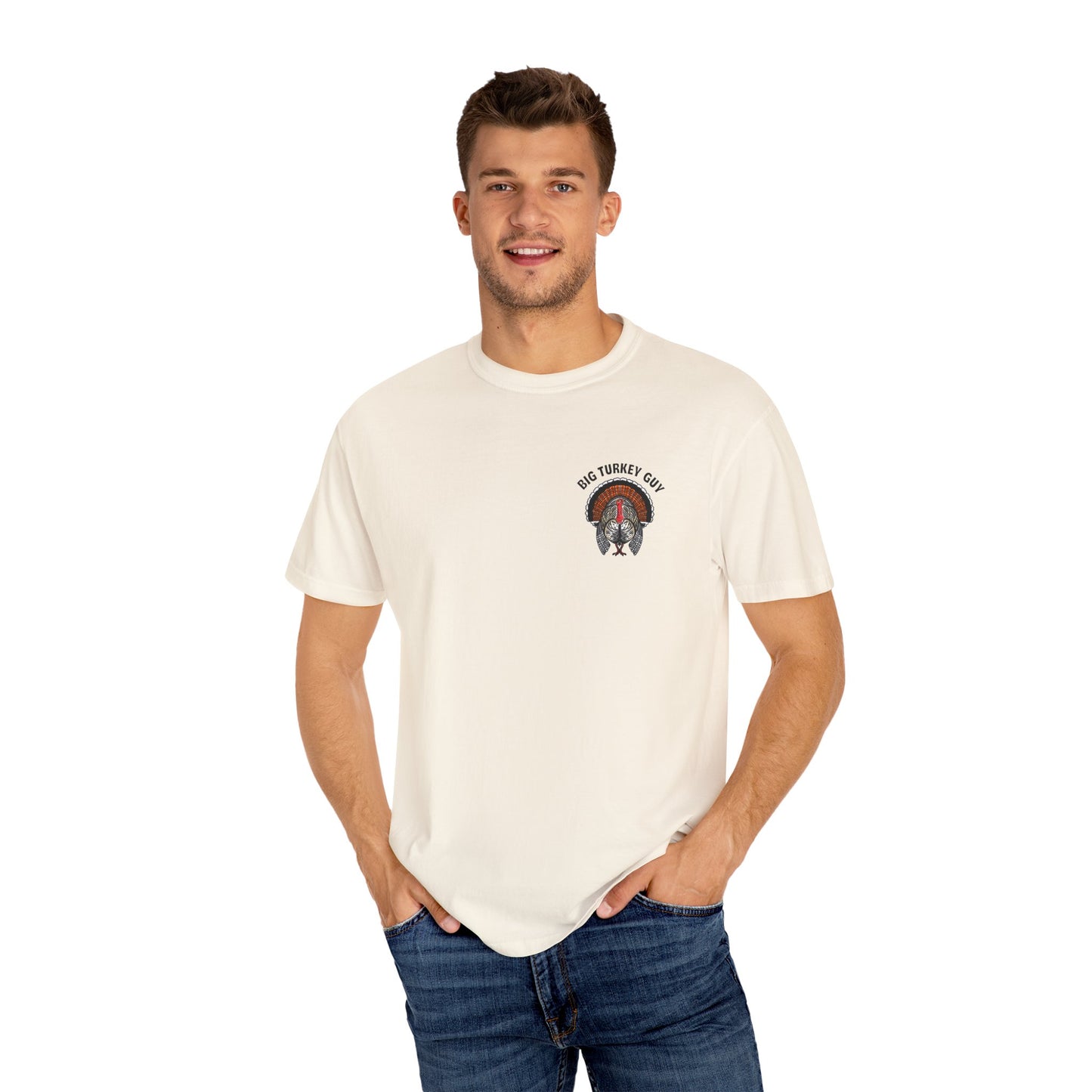 Big Turkey Guy Two Sided T-shirt Ivory
