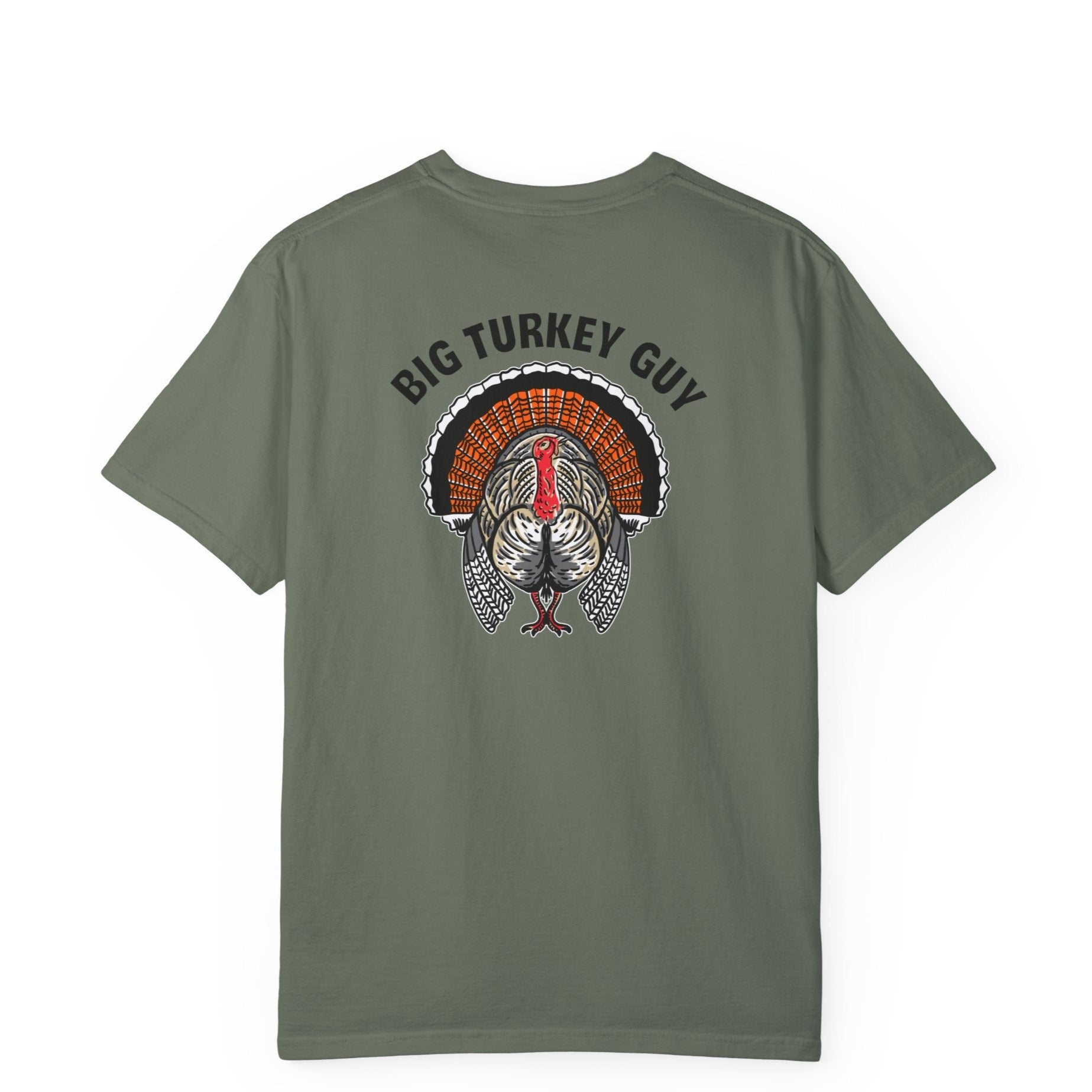 Big Turkey Guy Two Sided T-shirt Moss