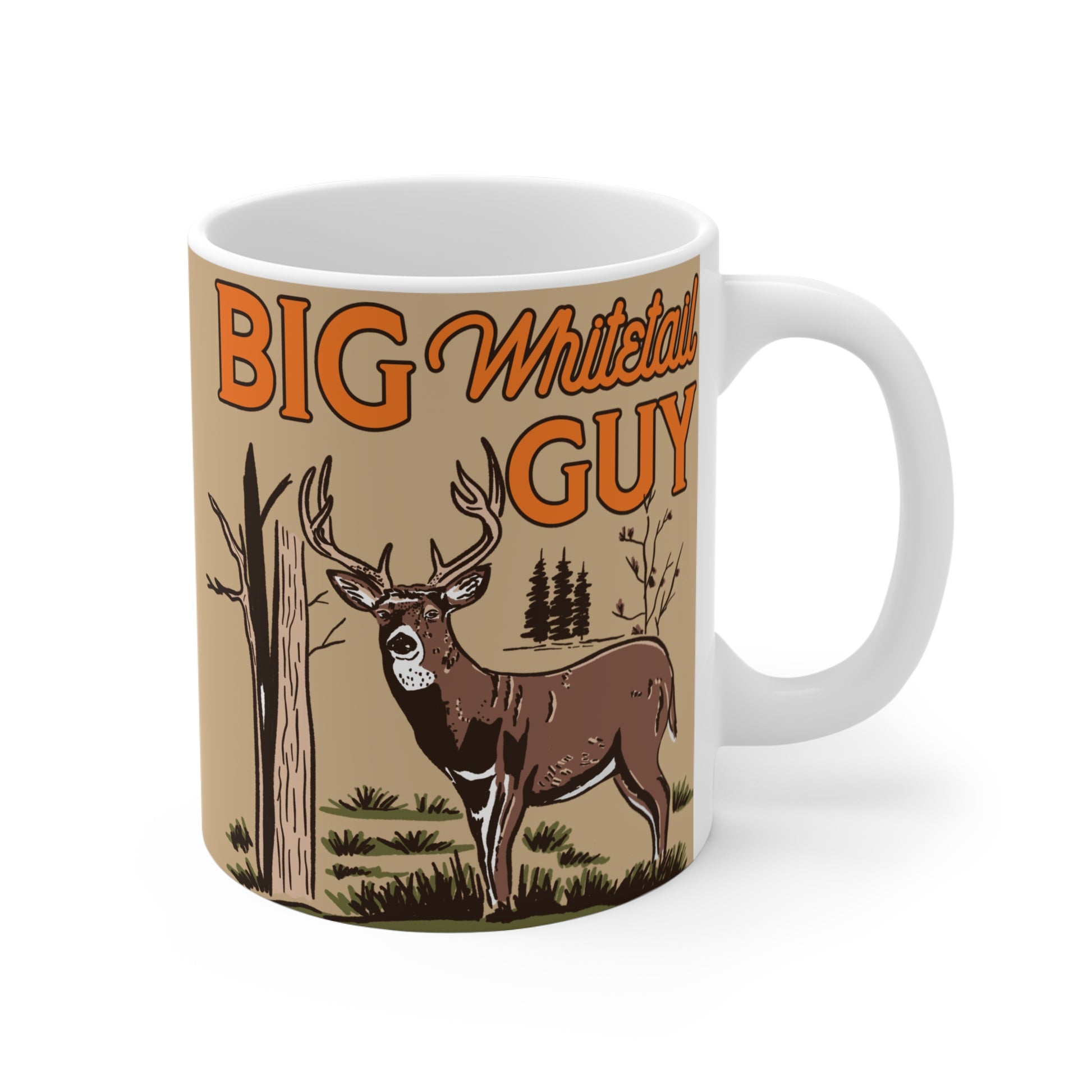 Big Whitetail Guy Coffee Mug