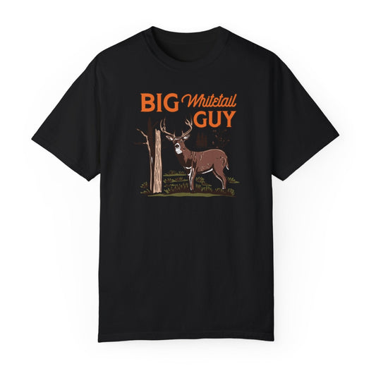 Big Whitetail Guy Tee  Black