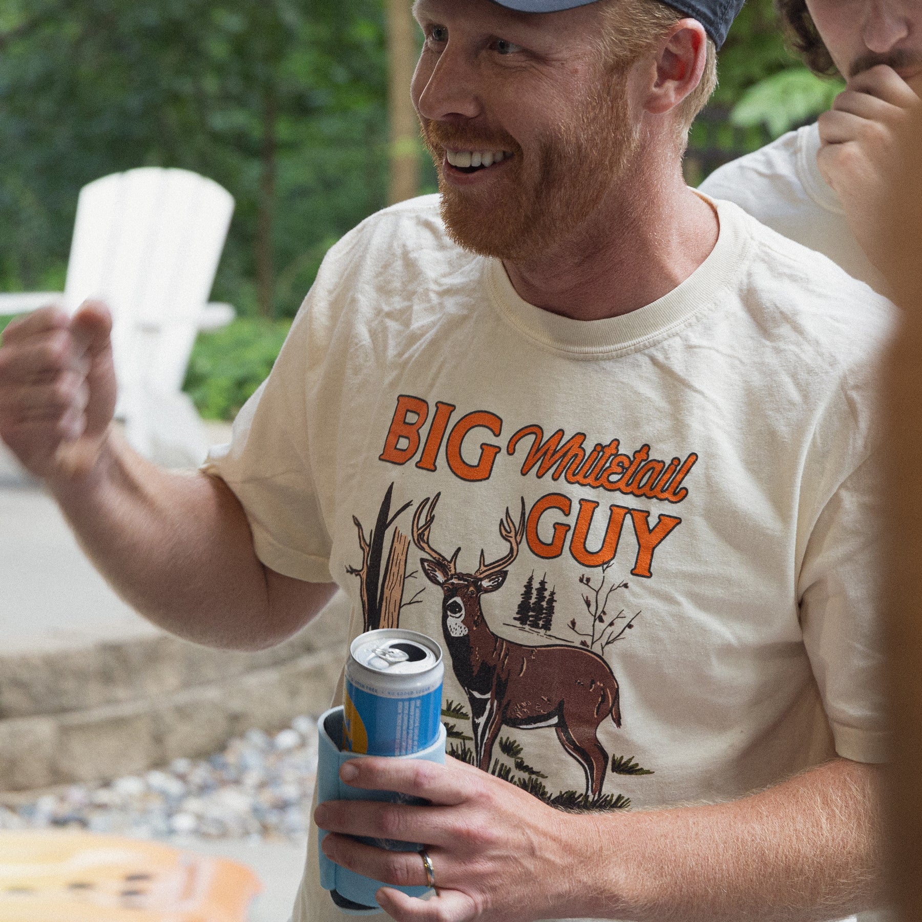 Big Whitetail Guy Tee - Ivory